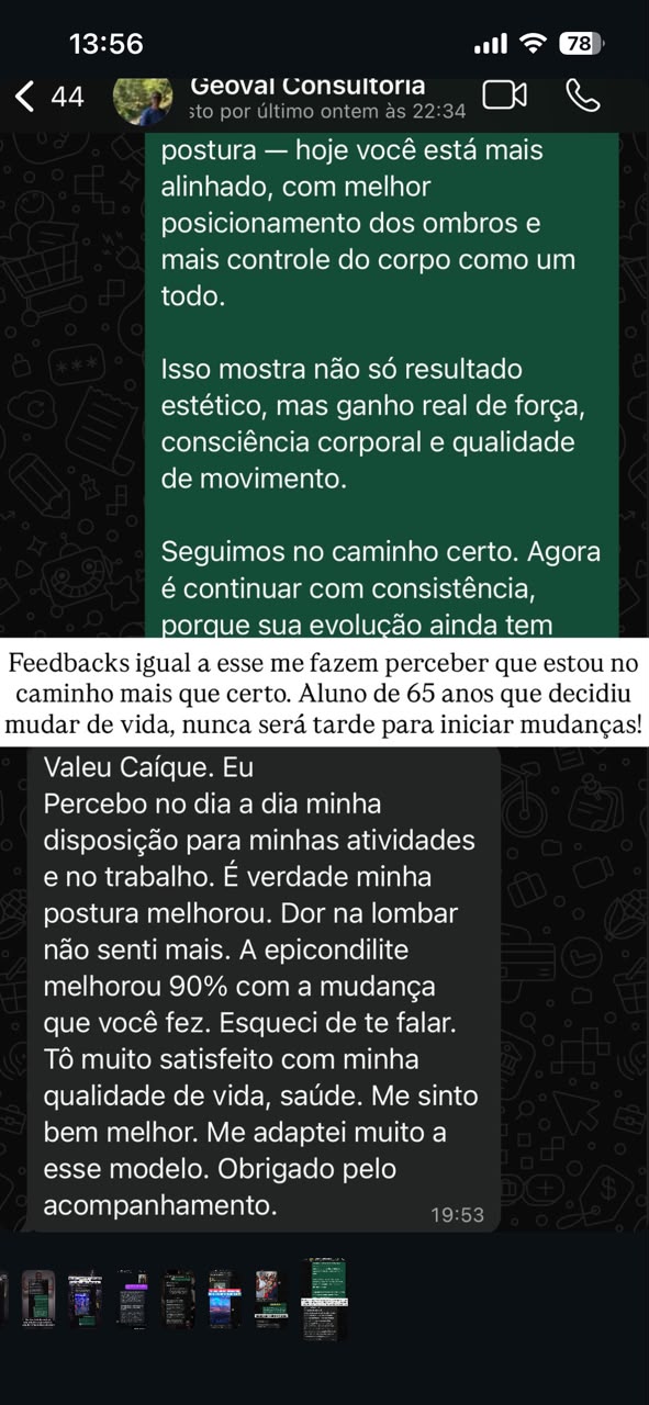 Depoimento de aluno